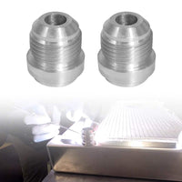 AN8 Male Aluminium Weld-On JIC Bungs x 2 Fitting -10AN JXSS032-10-A