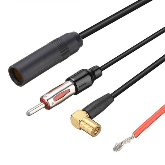 Car AM FM DAB+ Radio Antenna Adapter With Amplifier Booster 12V–24V Universal Fit