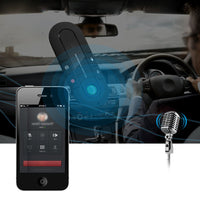 Bluetooth Handsfree Speaker MP3 Player With Sun Visor Clip & Car Charger Suitable For Universal Cars