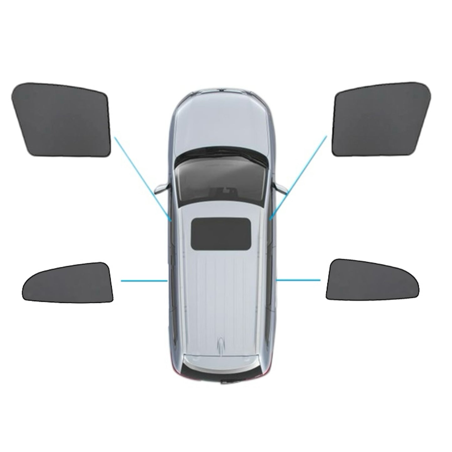 {{ Car Window Sun Blind Suitable for Mercedes Benz GLA Class 2014-2019 Magnetic }} - Buy Car Parts Online at {{ Kaka Auto Parts }}.