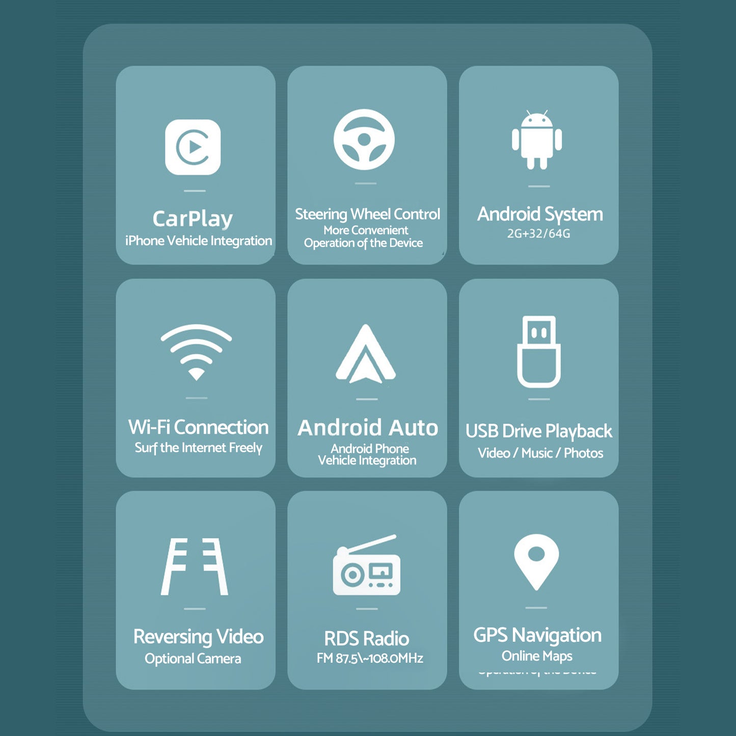 2+32G CarPlay Radio Stereo Suitable For Toyota Yaris 2012-2017 Android 13 GPS