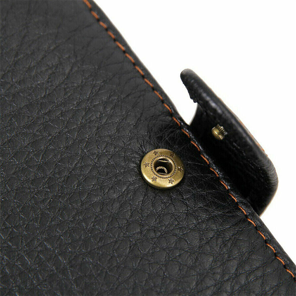 RFID Blocking Slim Leather Trifold Wallet With Credit Card Holder Suitable For Men