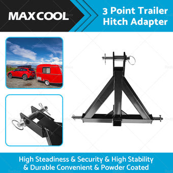 compare product Heavy Duty 3point 2 Receiver Trailer Hitch Cat. 1 Tractor Tow Hook Drawbar