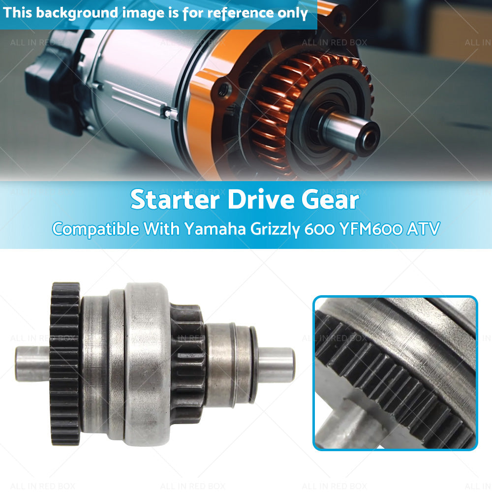 {{ Starter Drive Gear Suitable For YAMAHA GRIZZLY 600 YFM600 1998-2001 ATV }} - Buy Car Parts Online at {{ Kaka Auto Parts }}.