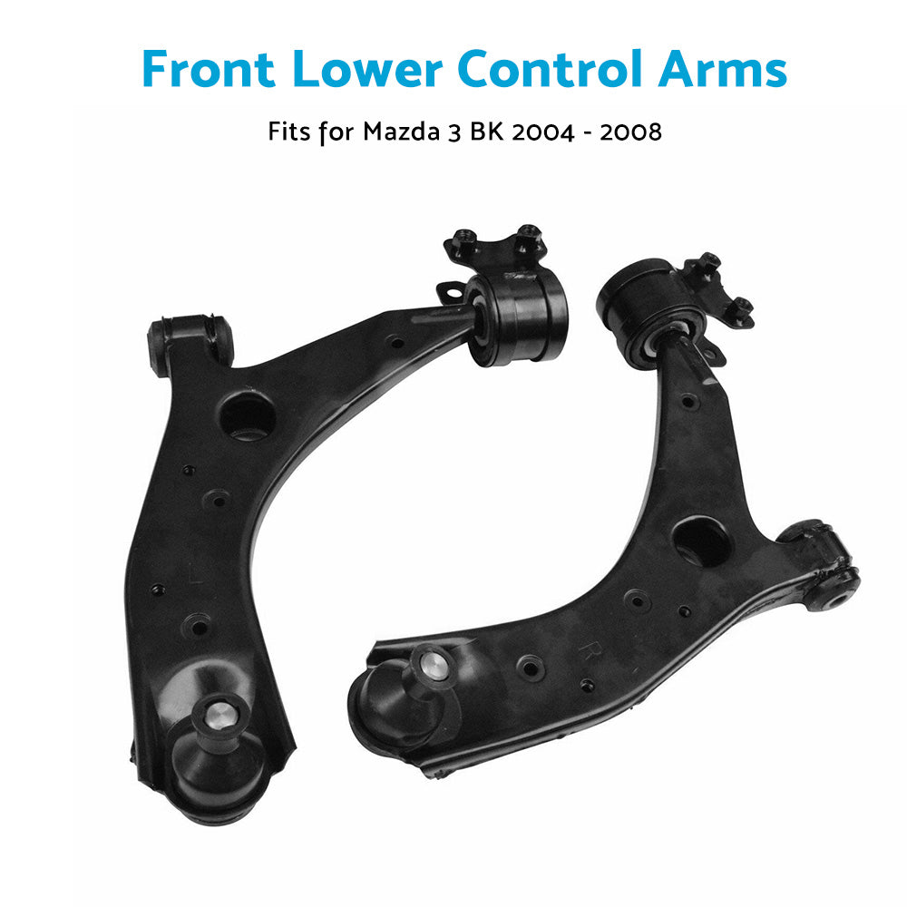 {{ Pair Front Lower Control Arms Fits For Mazda 3 BK 2004 - 2008 Mazda 5 }} - Buy Car Parts Online at {{ Kaka Auto Parts }}.