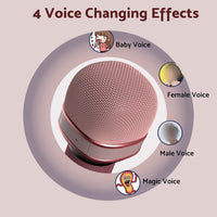 Wireless Bluetooth Portable Karaoke Microphone Speaker Rechargeable Handheld Mic With USB Speaker for Home Party Singing