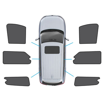 compare product 6x Car Window Shades Suitable for LDV G10 2014-Present Front&Rear&Triangular