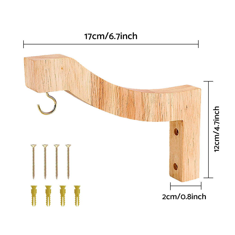 {{ Plant Hanger Hanging Plant Hook Wooden Hanging Basket Wall Plant Hook Flower Pot }} - Buy Car Parts Online at {{ Kaka Auto Parts }}.