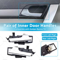 {{ Front Rear Pair Left Right Inner Door Handle Suitable for Holden Barina TK 05-11 }} - Buy Car Parts Online at {{ Kaka Auto Parts }}.