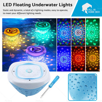 compare product Floating Underwater Lights LED Disco Light Glow Show Swimming Pool Tub Spa Lamp