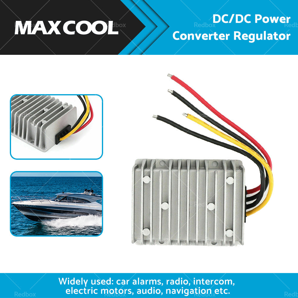 {{ DC or DC Power Converter Regulator 8V-40V Step Down Up to 13.8V 25A 345W Waterproof }} - Buy Car Parts Online at {{ Kaka Auto Parts }}.