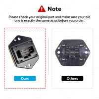 {{ Blower Fan Motor Heater Fan With Resistor Fits for Holden Rodeo TF 1996 to 2002 }} - Buy Car Parts Online at {{ Kaka Auto Parts }}.