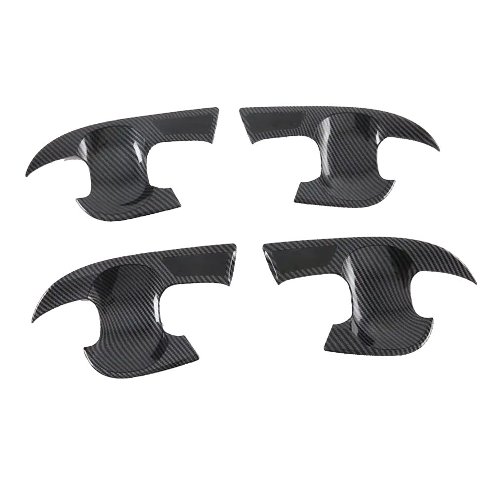 Carbon Fiber Door Handle Cover  and  Bowl Cup Surround Kit Suitable For Toyota Camry
