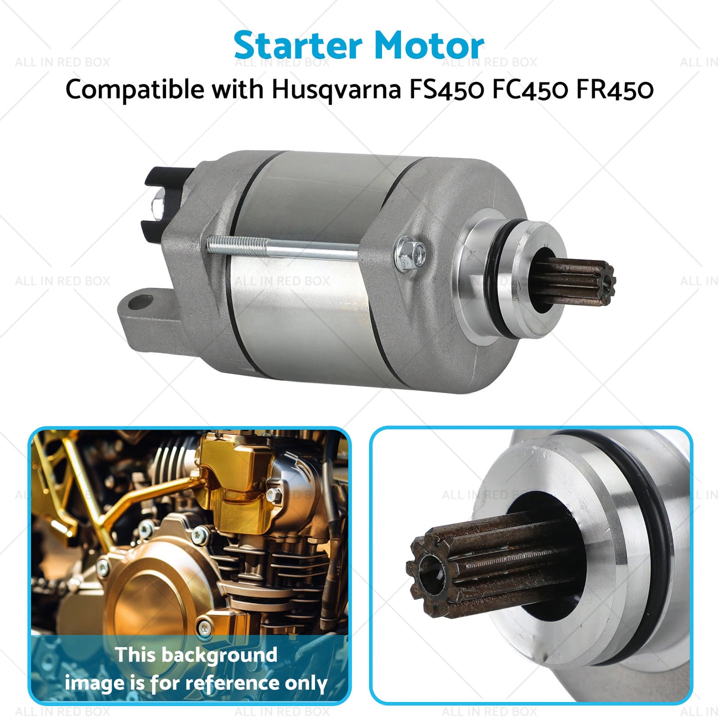 {{ Starter Motor Suitable for Husqvarna FE501 17-21 FS450 16-20 FC450 FR450 FE501S }} - Buy Car Parts Online at {{ Kaka Auto Parts }}.