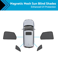 {{ Magnetic Mesh Sun Blind Shades Suitable for Audi Q5 FY 2017-2025 On Front Rear }} - Buy Car Parts Online at {{ Kaka Auto Parts }}.
