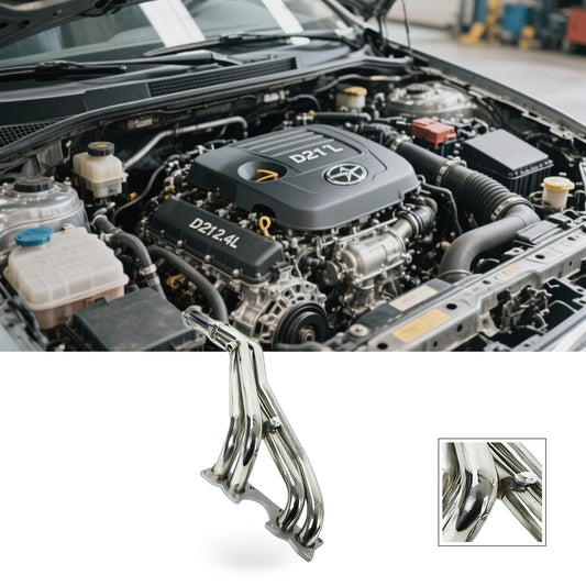 Exhaust Manifold Header Suitable for Nissan D21 Hardbody Pickup 1990-1995 2.4L