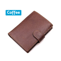 RFID Blocking Slim Leather Trifold Wallet With Credit Card Holder Suitable For Men