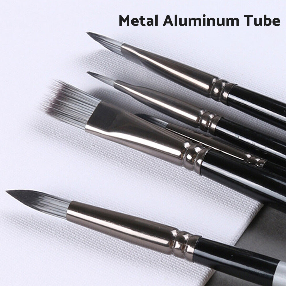 Artist Paint Brush Set 19x Suitable For Watercolour, Acrylic, and Oil Painting with Sponge Brushes