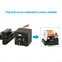 {{ SPDT Automotive Relay With Harness Socket 5x 24V 40A 5 Pin For Car Yacht Caravan }} - Buy Car Parts Online at {{ Kaka Auto Parts }}.