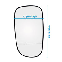 Mirror Glass with Heated Left Hand Passenger Side Suitable For Saab 9-5 9-3 93
