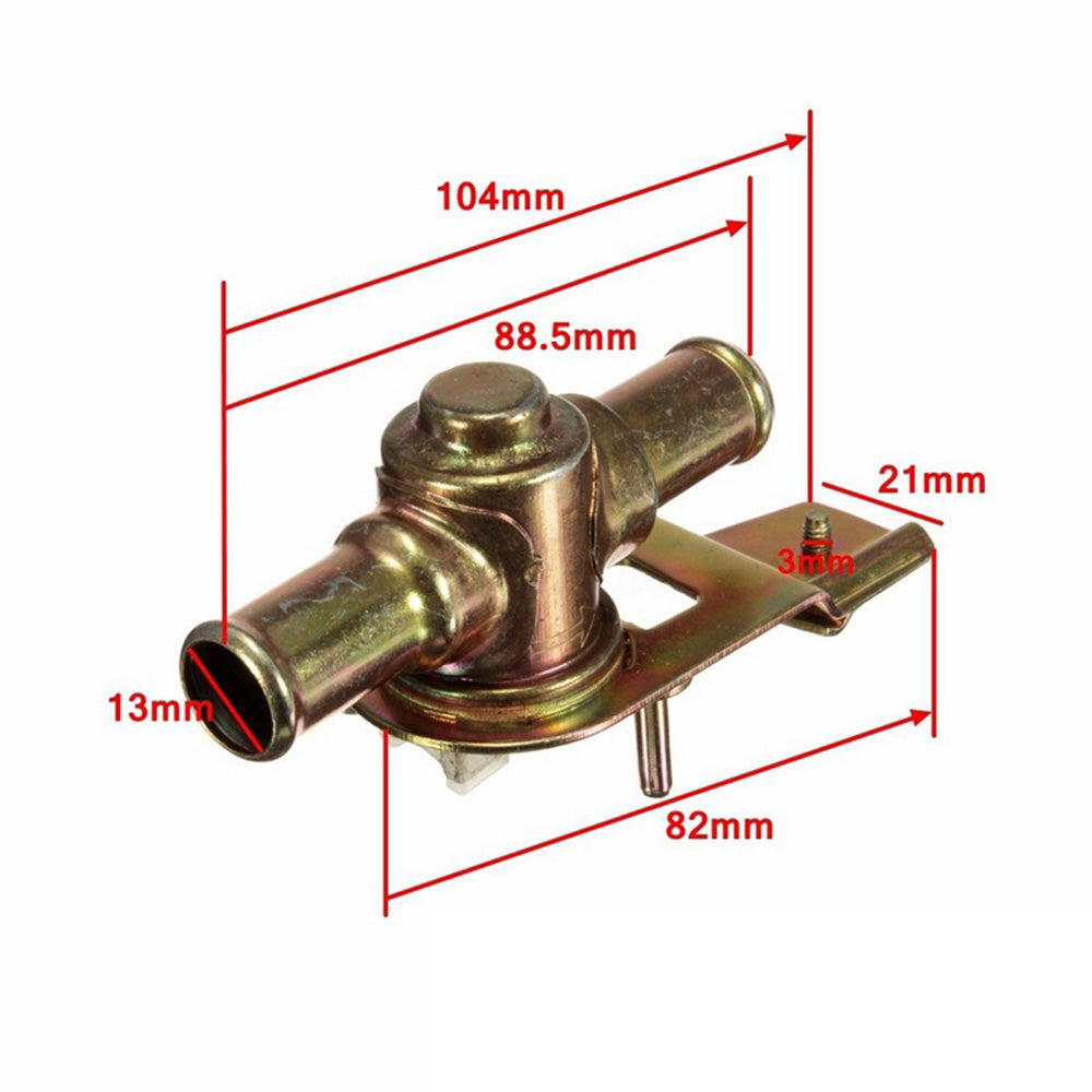 Heater Tap Valve Universal Cable Type Inline Suitable For Car Hot Rod 16mm (5/8")