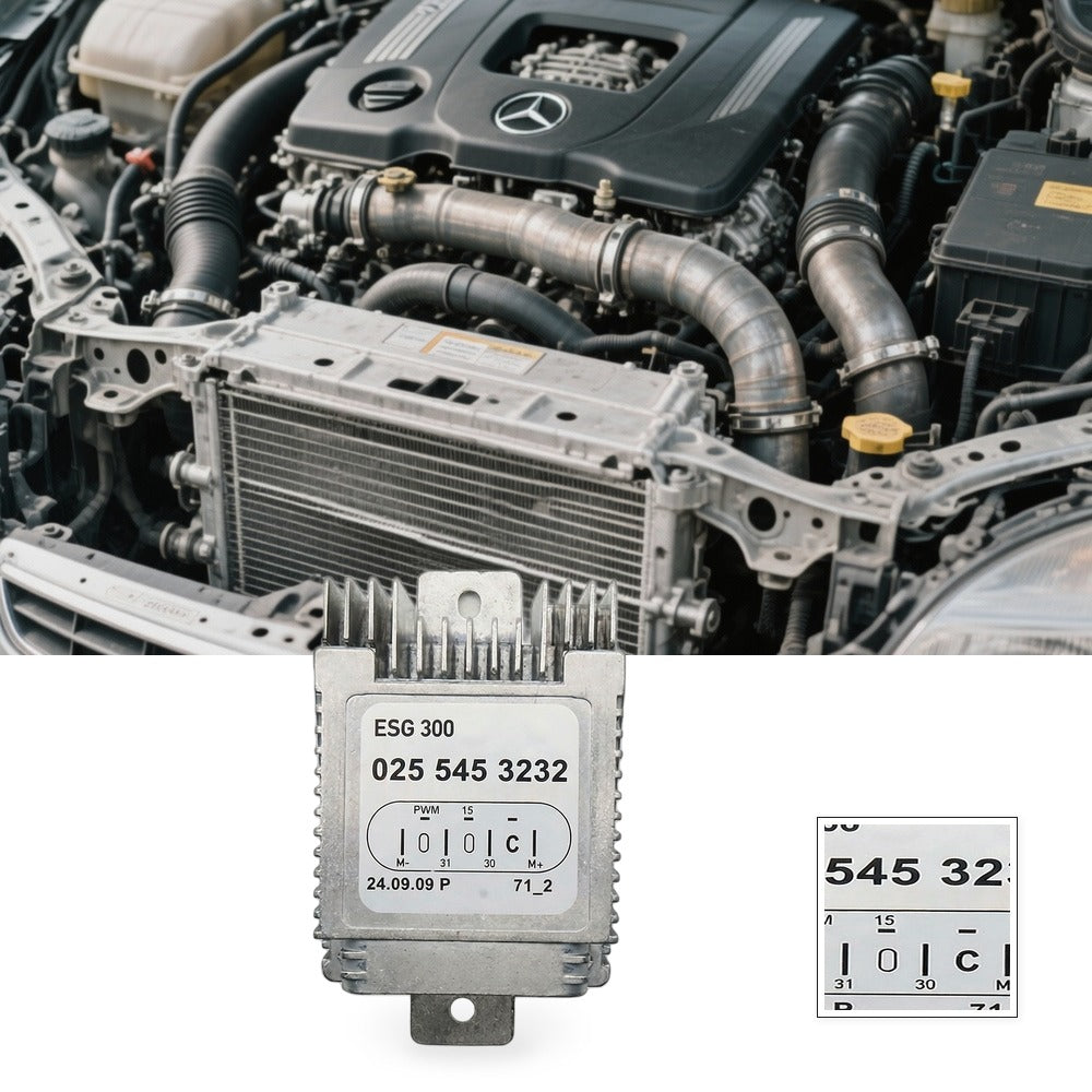 Fan Control Module Suitable for Mercedes C-Class W203 E-Class W211 CLK - BG1
