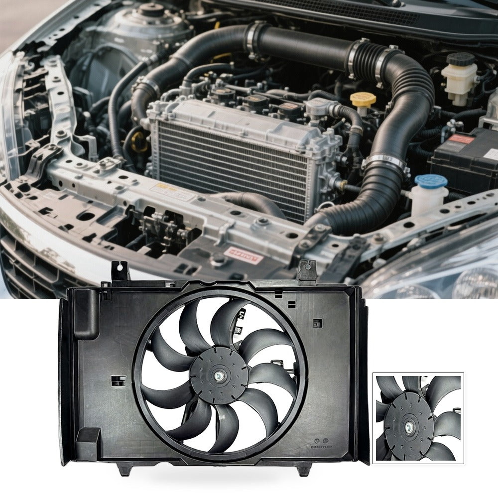 Radiator Fan Assembly Suitable for Nissan Sylphy Tiida Livina 1.6L 214811FC5A - BG1