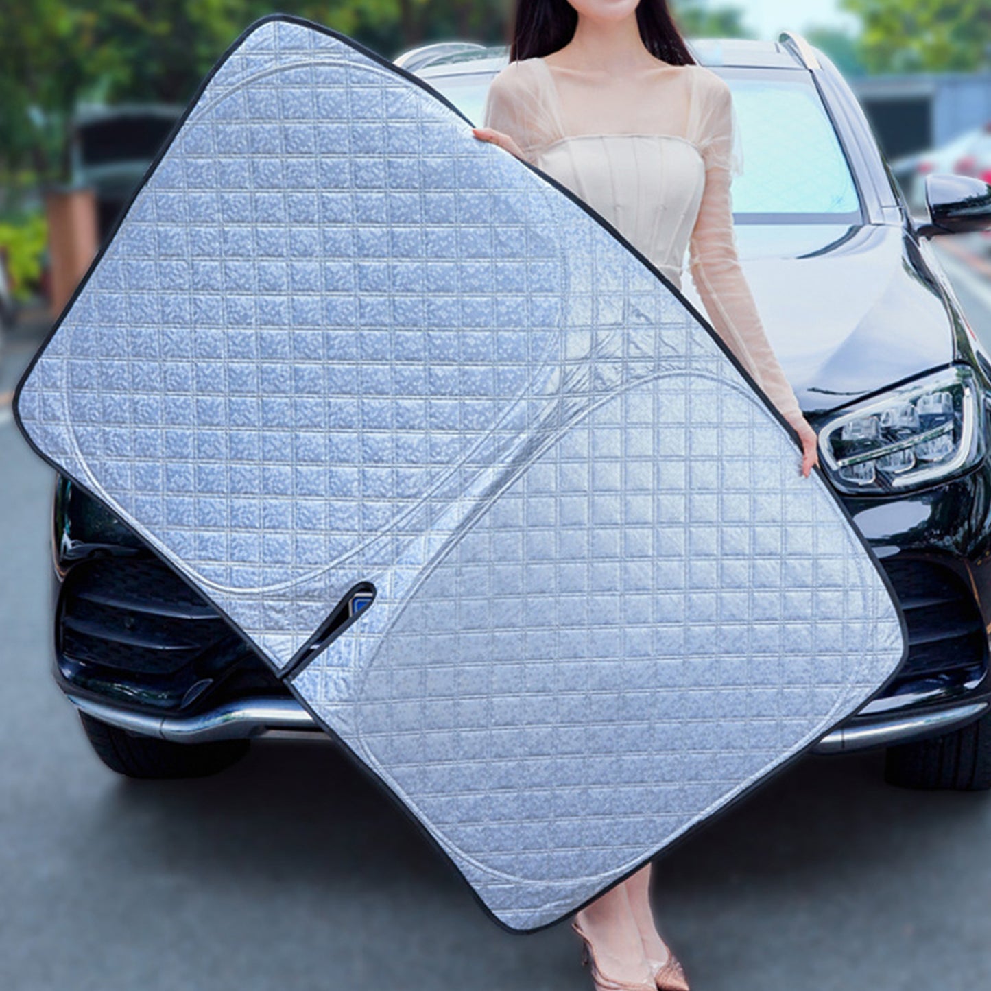 6 Layer Thick WindScreen SunShade Suitable For Peugeot 2008 19-25 UV Protection