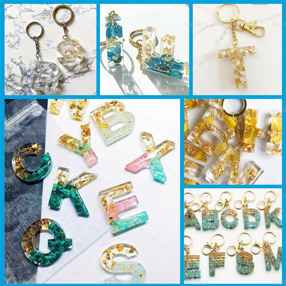 {{ Alphabet Epoxy Resin Mold Letter Number Silicone Mould Keychain Tassel Pin Vise }} - Buy Car Parts Online at {{ Kaka Auto Parts }}.