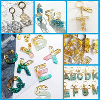 {{ Alphabet Epoxy Resin Mold Letter Number Silicone Mould Keychain Tassel Pin Vise }} - Buy Car Parts Online at {{ Kaka Auto Parts }}.