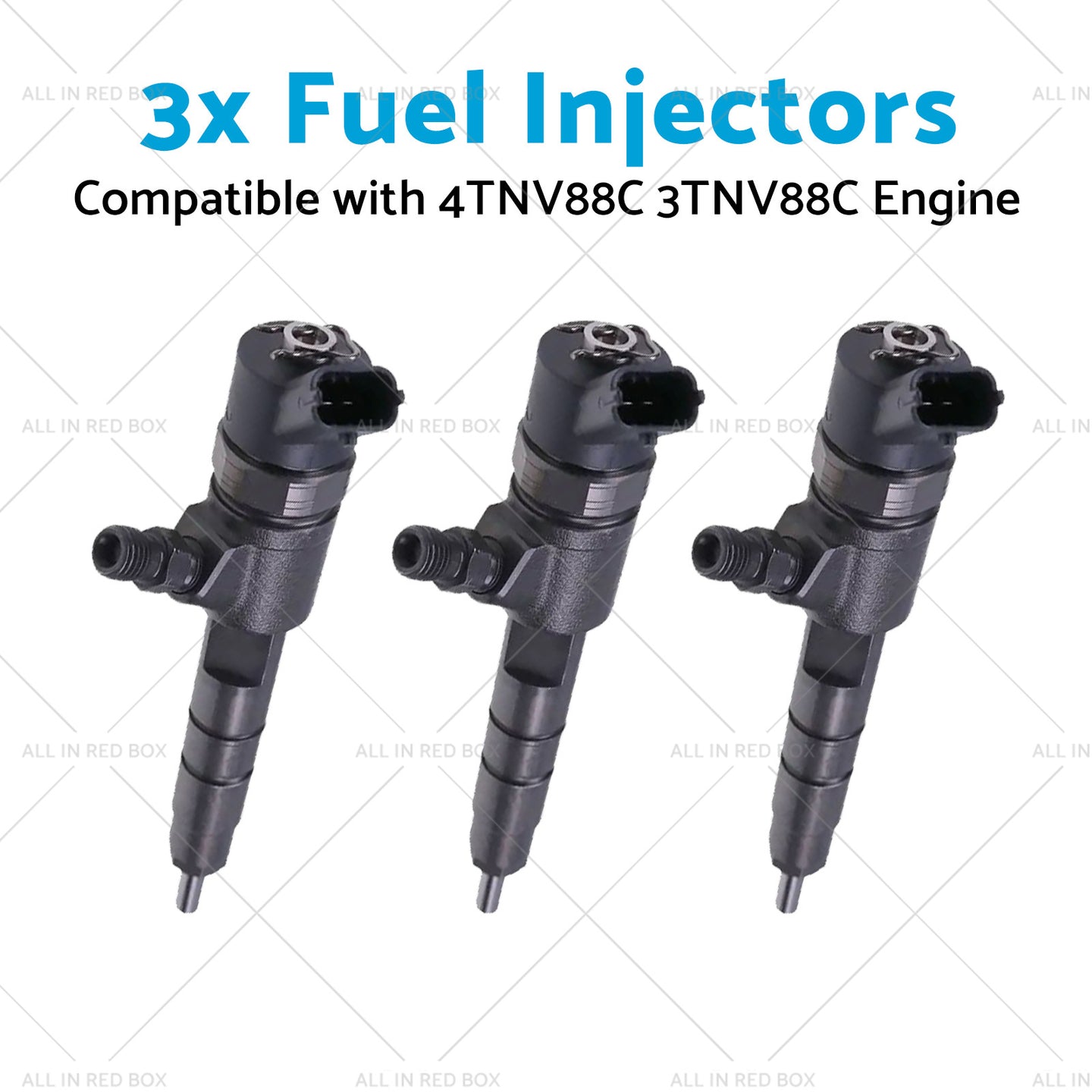 {{ 3x Fuel Injectors Suitable for 4TNV88C 3TNV88C Engine 129A00-53100 0445110463 }} - Buy Car Parts Online at {{ Kaka Auto Parts }}.