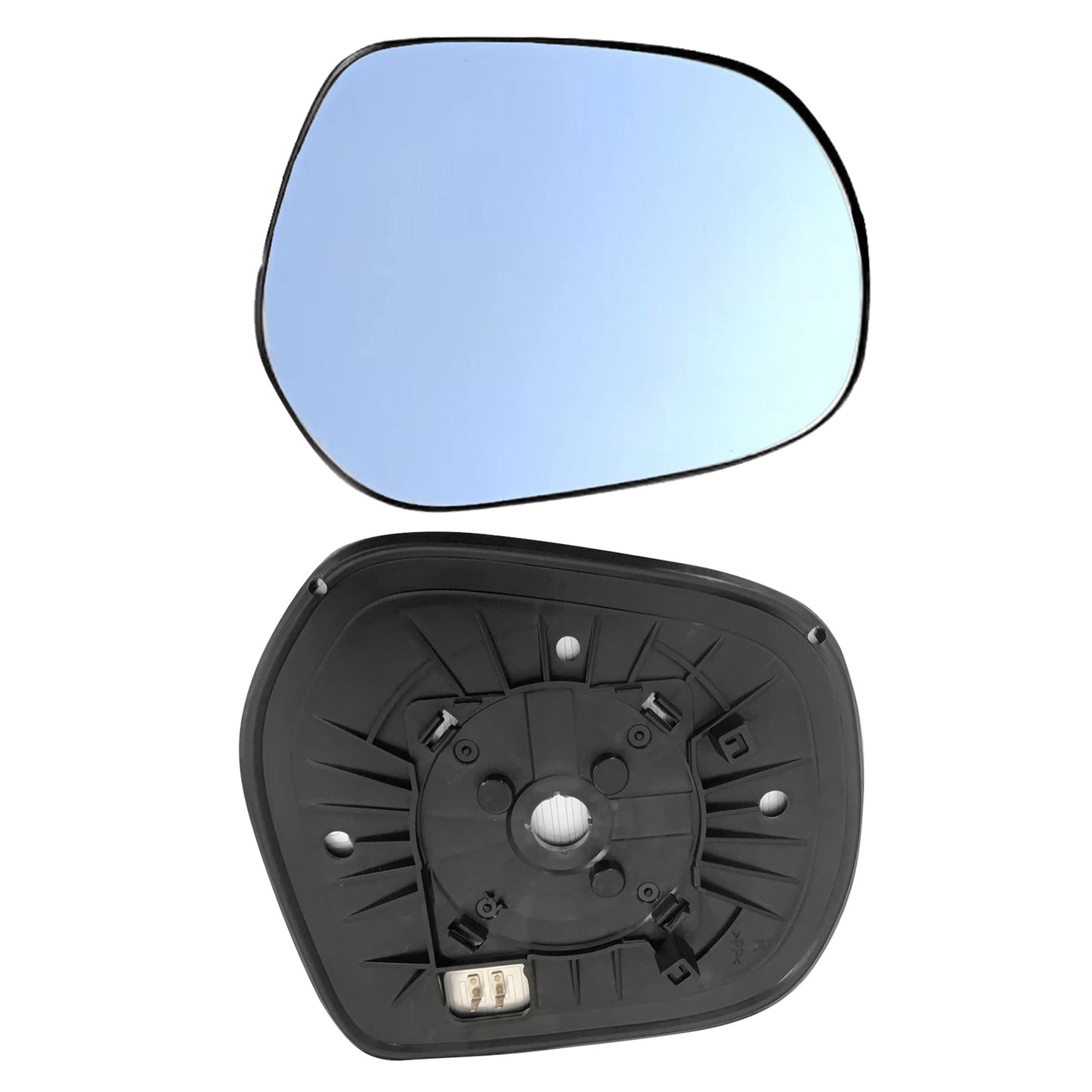 Right Side Mirror Glass with Plate Suitable For Toyota LandCruiser Prado 150 2009-ON