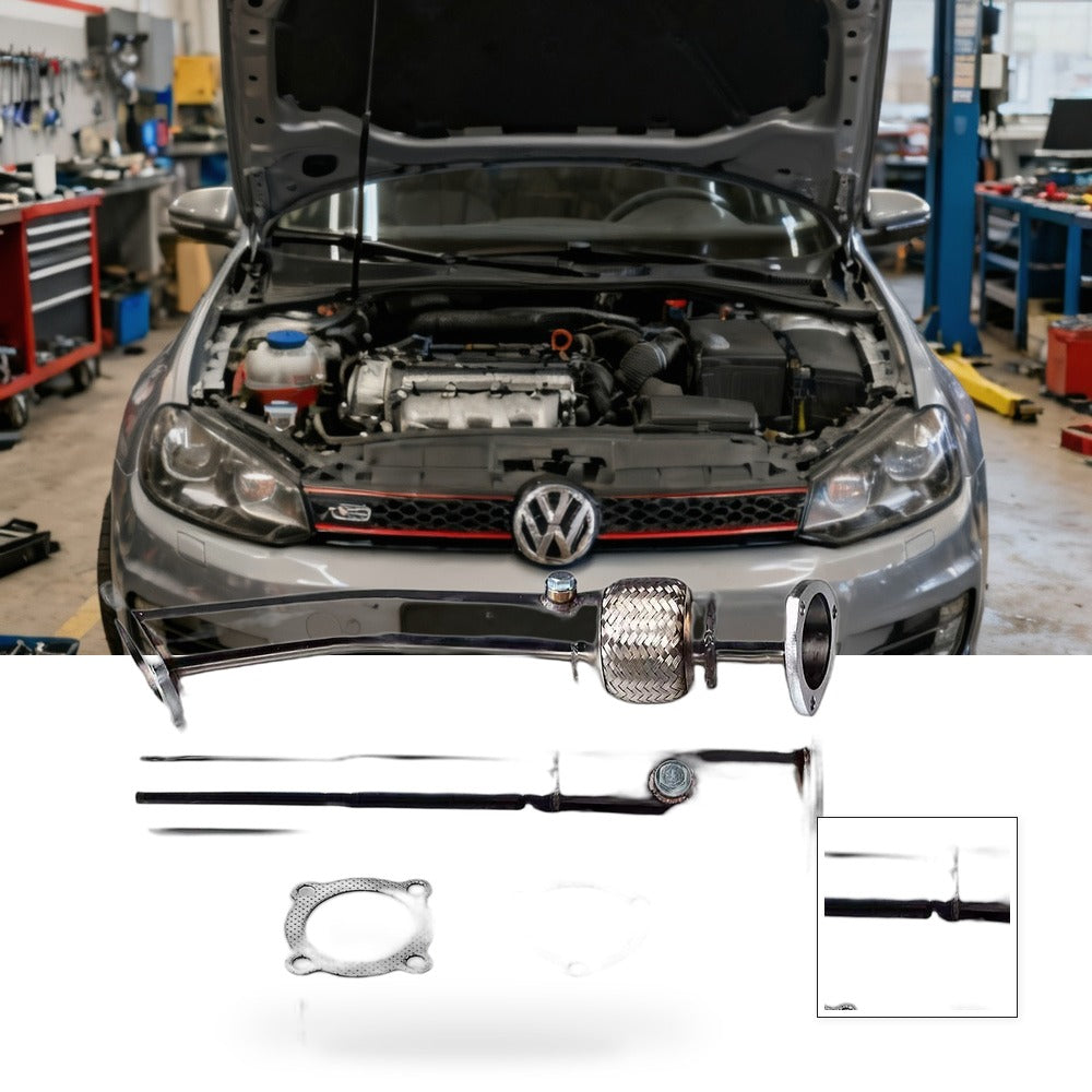 Exhaust Downpipe Suitable for 99-04 VW Golf Jetta Beetle 1.8T MT001104 DP29313 - BG1