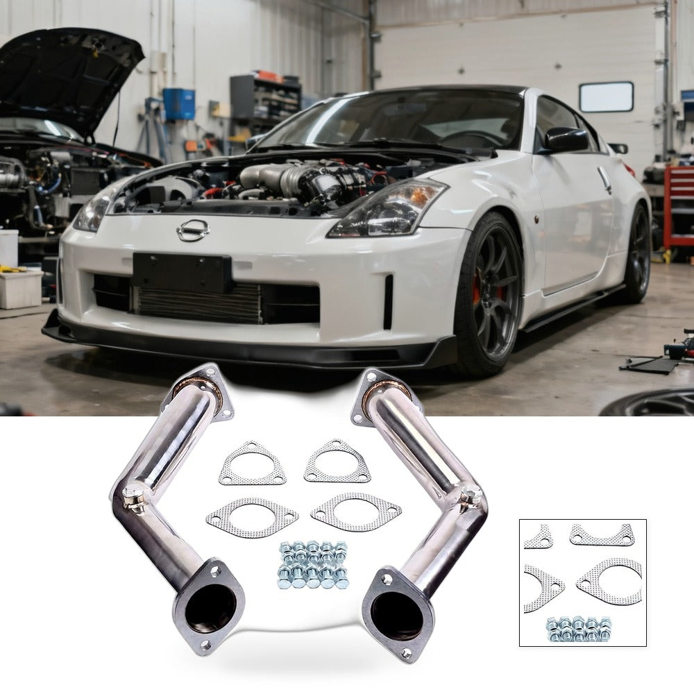 Exhaust Downpipe Suitable for Nissan 350Z G35 2003-2007 VQ35DE MT001118 - BG1
