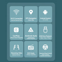 9in Android 14 Suitable for Pajero 2000-06 Apple CarPlay GPS 4+64G