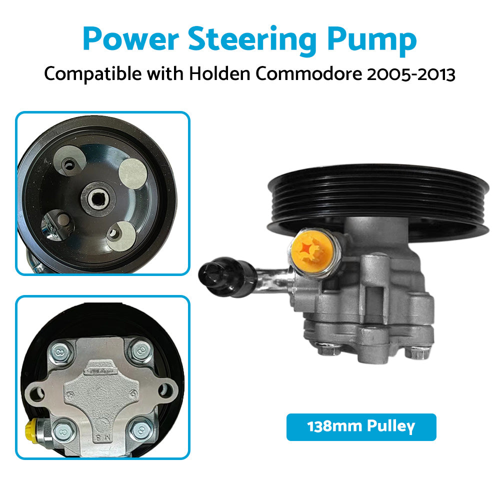 {{ Power Steering Pump  and  Pulley For Holden Commodore 6. 0L V8 VE VZ L98  2005-2013 }} - Buy Car Parts Online at {{ Kaka Auto Parts }}.