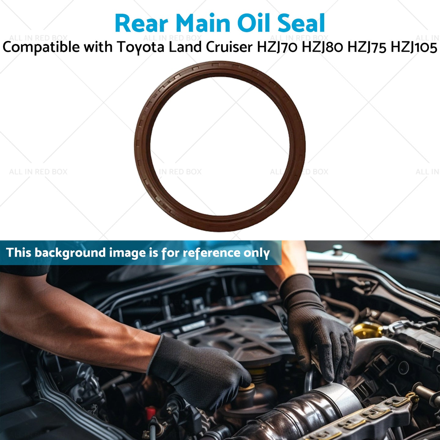 {{ Rear Main Oil Seal Suitable for Toyota Land Cruiser HZJ105 HZJ70 HZJ80 HZJ75 }} - Buy Car Parts Online at {{ Kaka Auto Parts }}.