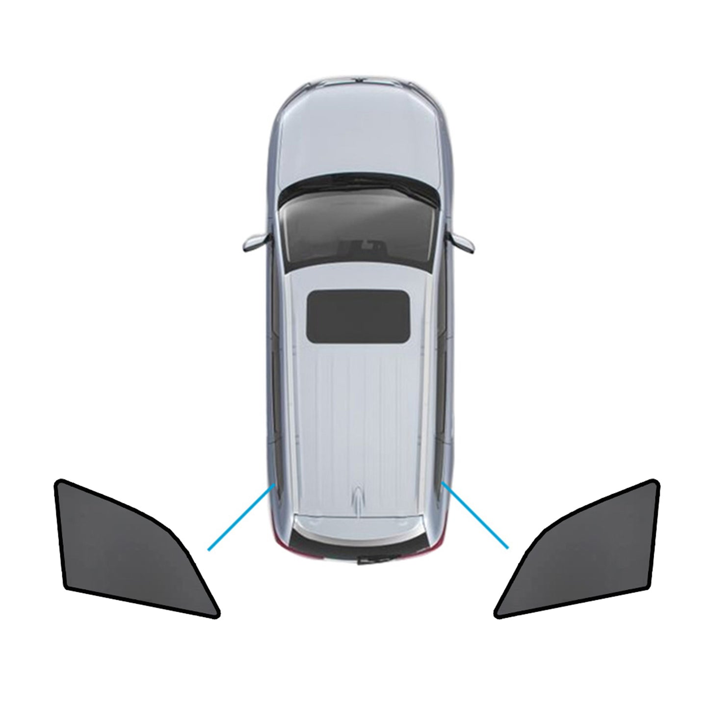 {{ Magnetic Mesh Sun Blind Shades Suitable for Audi Q7 4LB 06-15 On Front/Rear }} - Buy Car Parts Online at {{ Kaka Auto Parts }}.