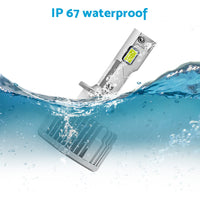 2PCS D4S LED Headlight Bulb Replace HID Xenon White 90W 6000K Conversion Kit