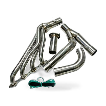 compare product Exhaust Manifold Header with Y-Pipe Suitable for Chevy GMC Silverado Sierra 1500