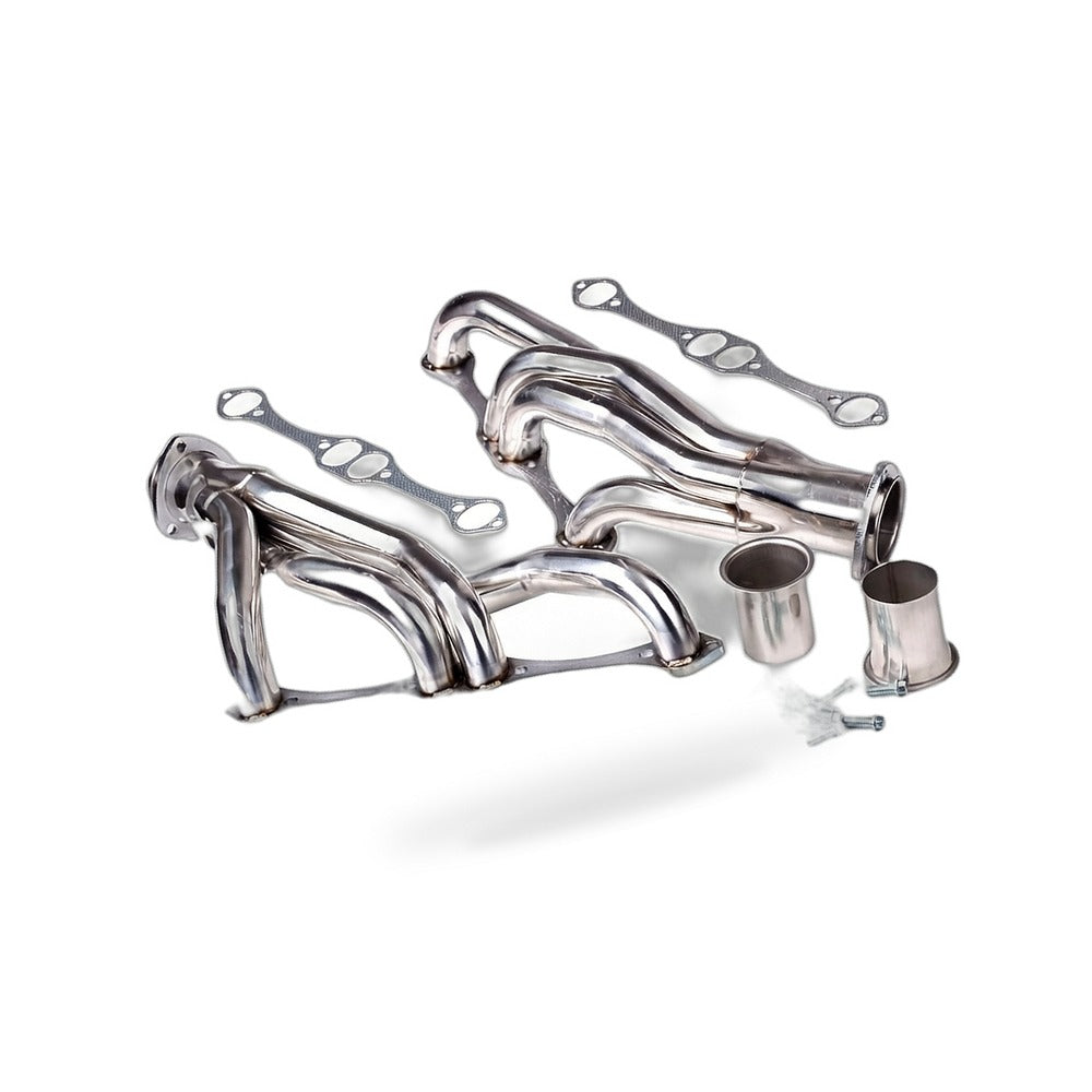 Exhaust Header Suitable for Chevy Small Block SB V8 262 265 283 305 327 350 400 - BD2