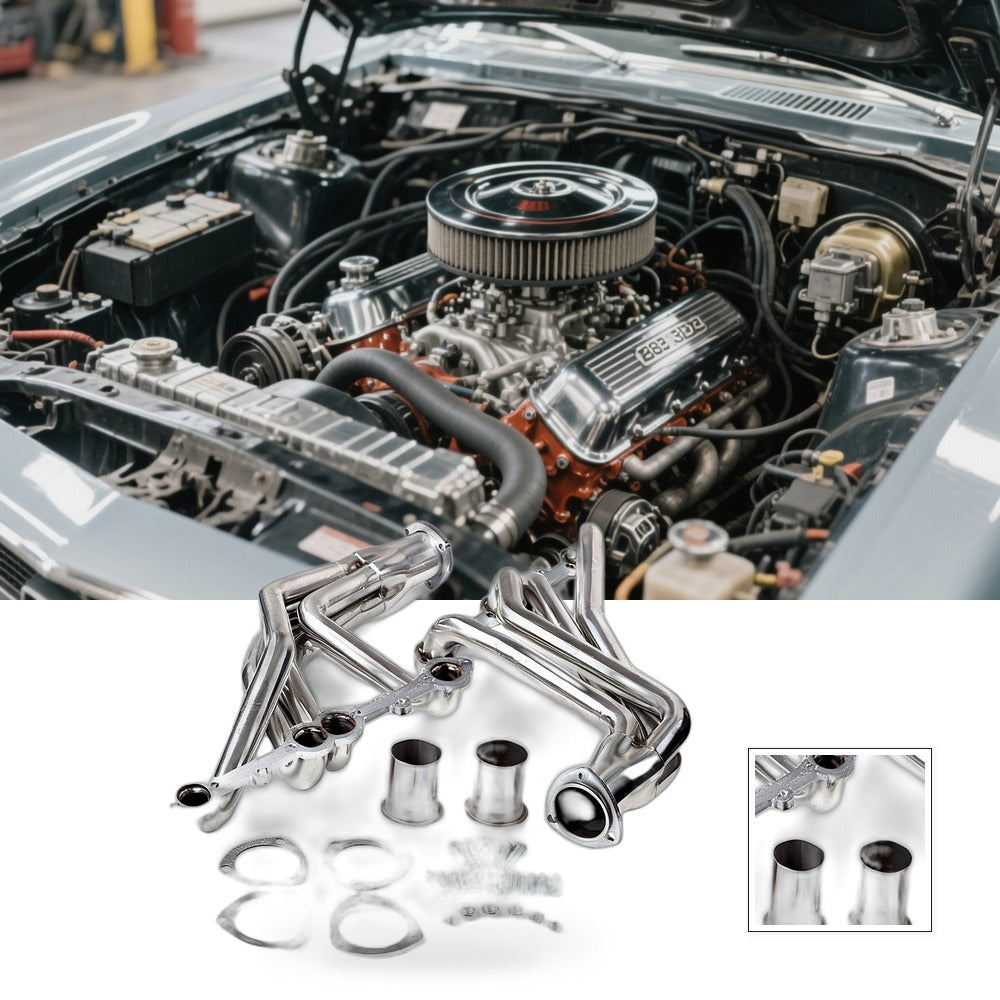 Exhaust Manifold Suitable for Chevy 283 302 305 307 327 350 400 Small Block - BG1