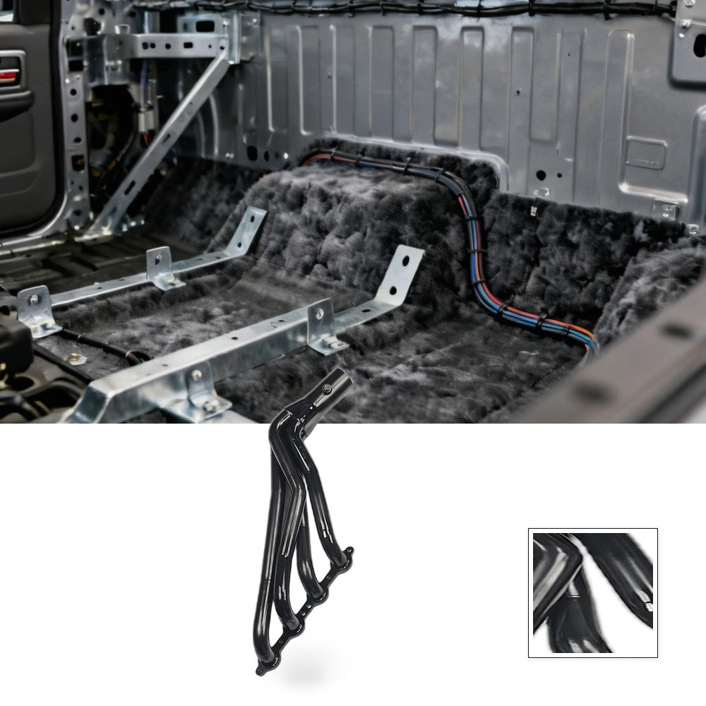 Exhaust Header Suitable for Chevy GMC Silverado Sierra 1500 1999-2006 4.3L 5.3L - BG1