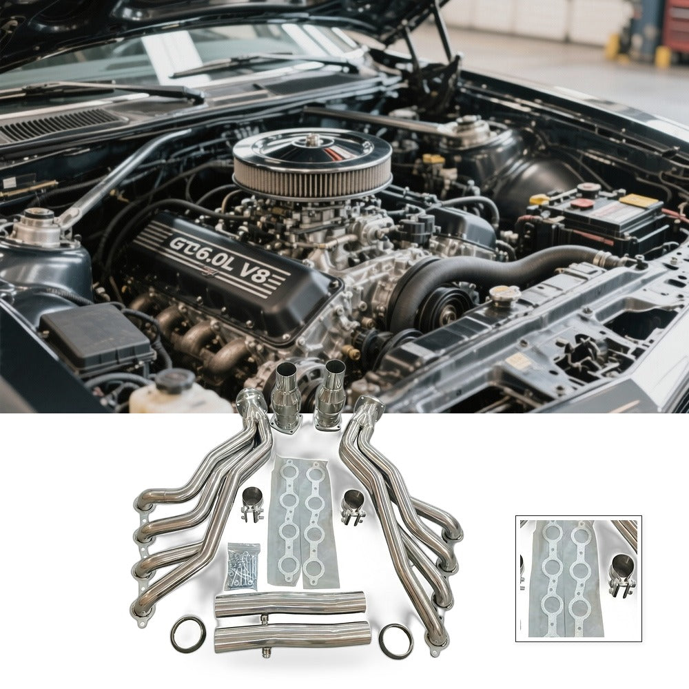 Exhaust Header Suitable for 05-06 Pontiac GTO 6.0L V8 MT001007 EH28137 - BG1