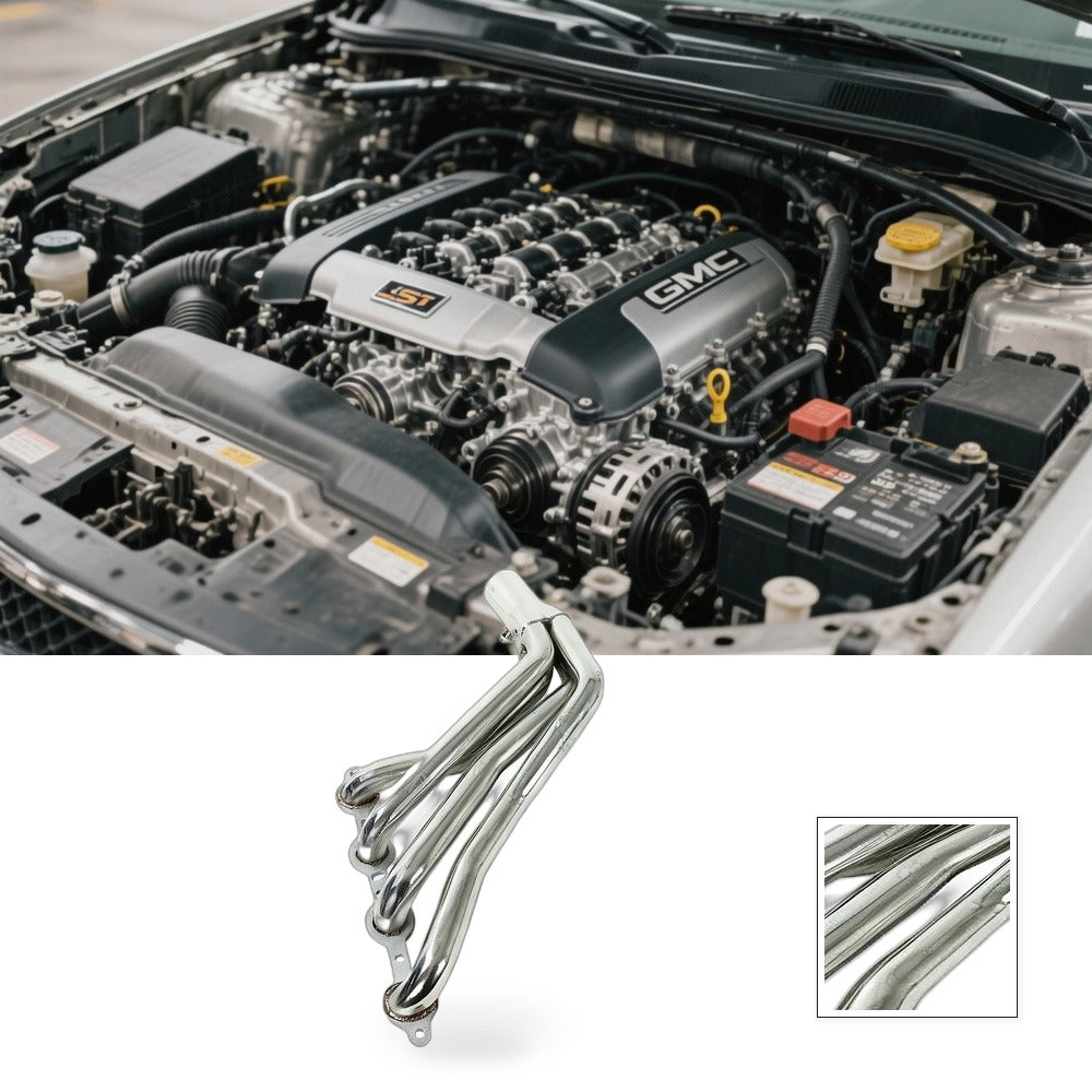 Exhaust Header Suitable for Chevy GMC Buick 4.8L 5.3L LS1 LS2 LS3 LS6 1-3/4 - BG1