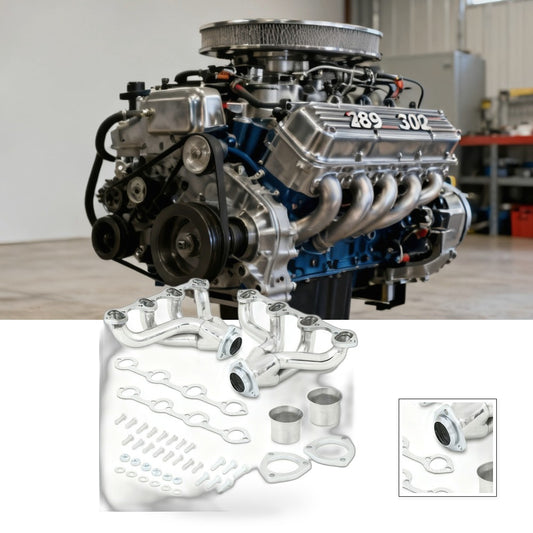 Exhaust Manifold Header Suitable for Ford 289 302 351 V8 Small Block Stainless