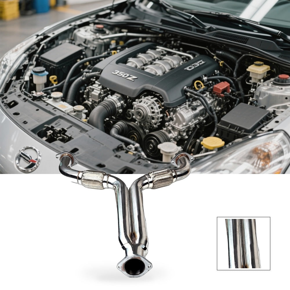 Exhaust Downpipe Suitable for Nissan 350Z G35 2003-2007 3.5L DOHC DP29316 - BG1