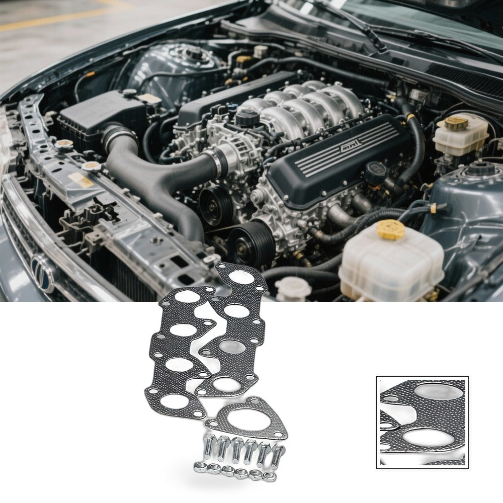 Exhaust Headers Suitable for Toyota Tundra Sequoia 4.7L V8 2000-2004 - BG1
