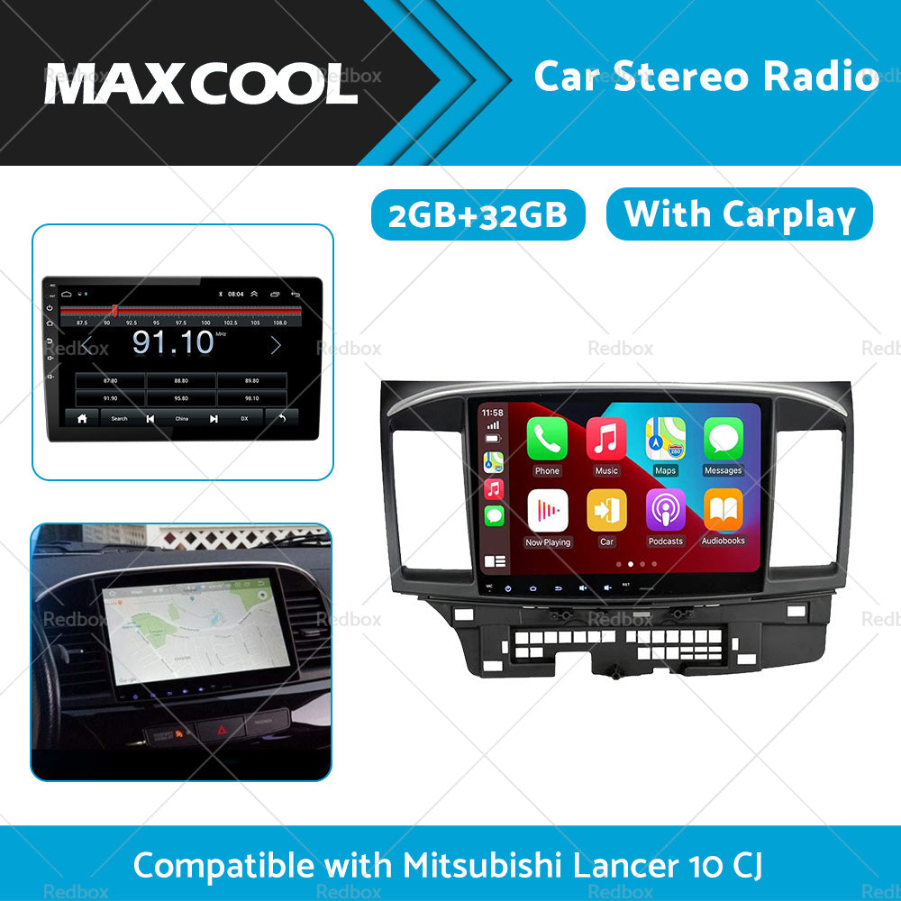 {{ 32GB 10. 1inch Carplay Radio Head Unit GPS Navi Suitable for Mitsubishi Lancer 10 CJ }} - Buy Car Parts Online at {{ Kaka Auto Parts }}.