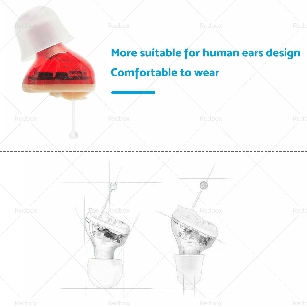 {{ Digital Invisible Hearing Aid MiNi CIC Small Sound Voice Amplifier Enhancer L R }} - Buy Car Parts Online at {{ Kaka Auto Parts }}.
